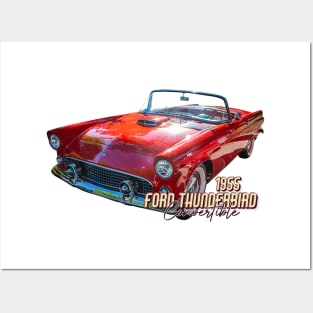 1955 Ford Thunderbird Convertible Posters and Art